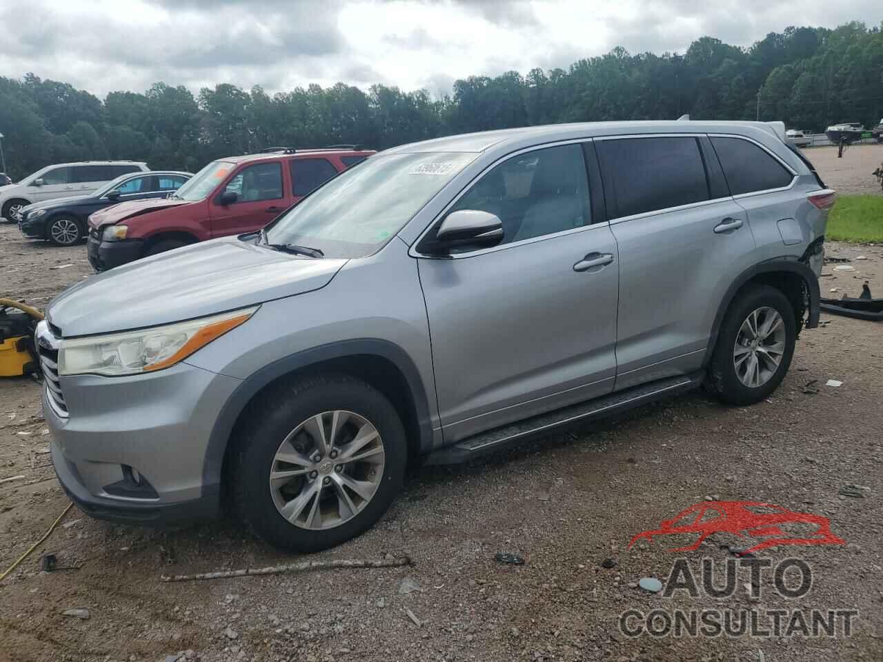 TOYOTA HIGHLANDER 2014 - 5TDZKRFH6ES031745