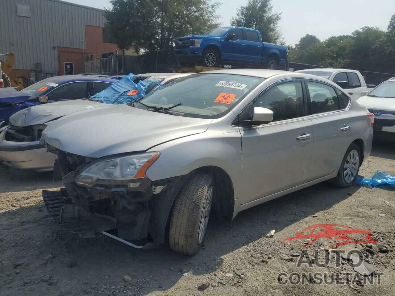 NISSAN SENTRA 2013 - 1N4AB7AP6DN905148