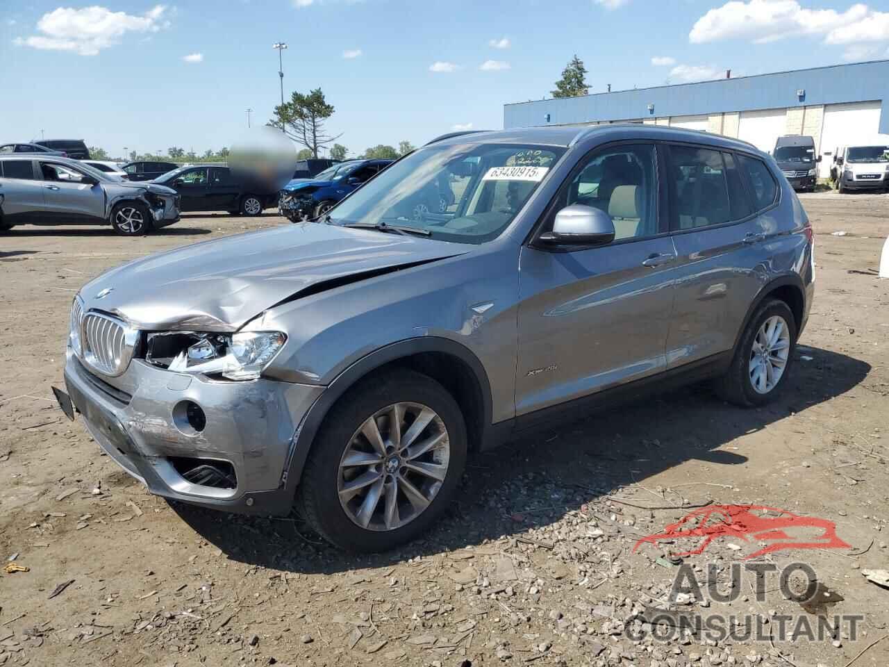BMW X3 2016 - 5UXWX9C59G0D66522