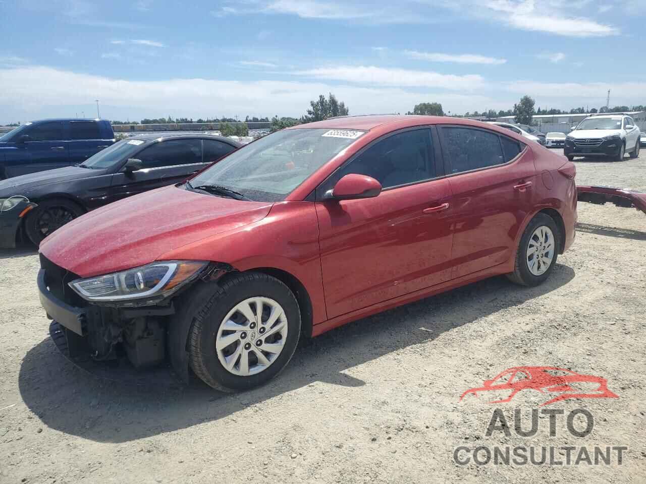 HYUNDAI ELANTRA 2017 - KMHD74LF3HU392105