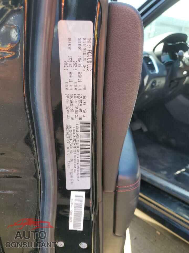 DODGE DURANGO 2017 - 1C4SDJCT4HC850460