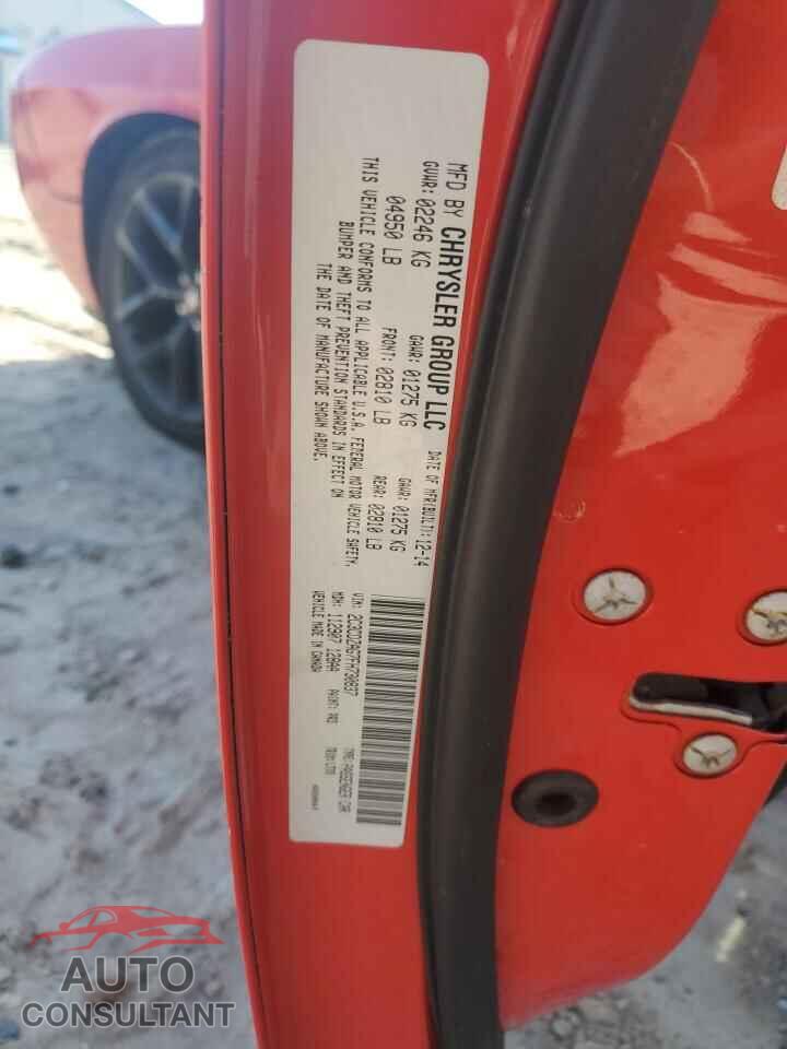 DODGE CHALLENGER 2015 - 2C3CDZAG7FH730837