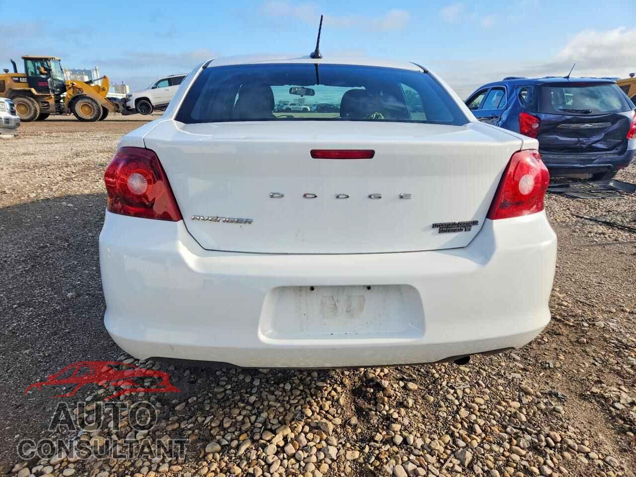 DODGE AVENGER 2012 - 1C3CDZCB5CN147946