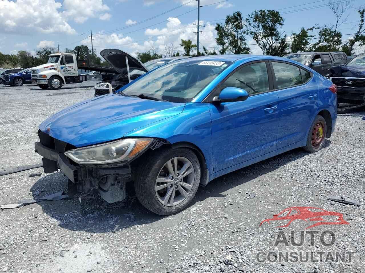 HYUNDAI ELANTRA 2018 - KMHD84LF3JU657303