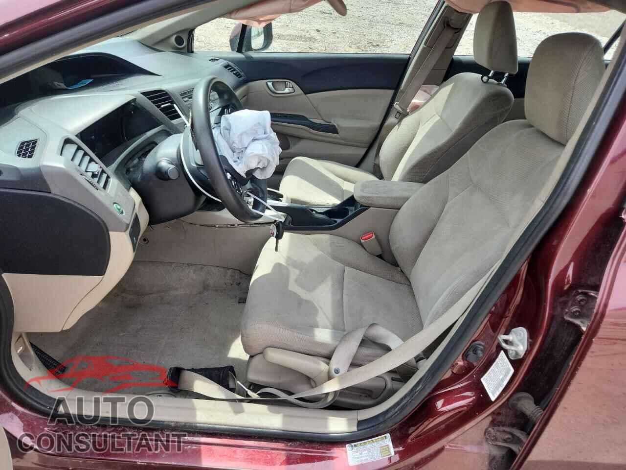 HONDA CIVIC 2012 - 19XFB2F8XCE043155