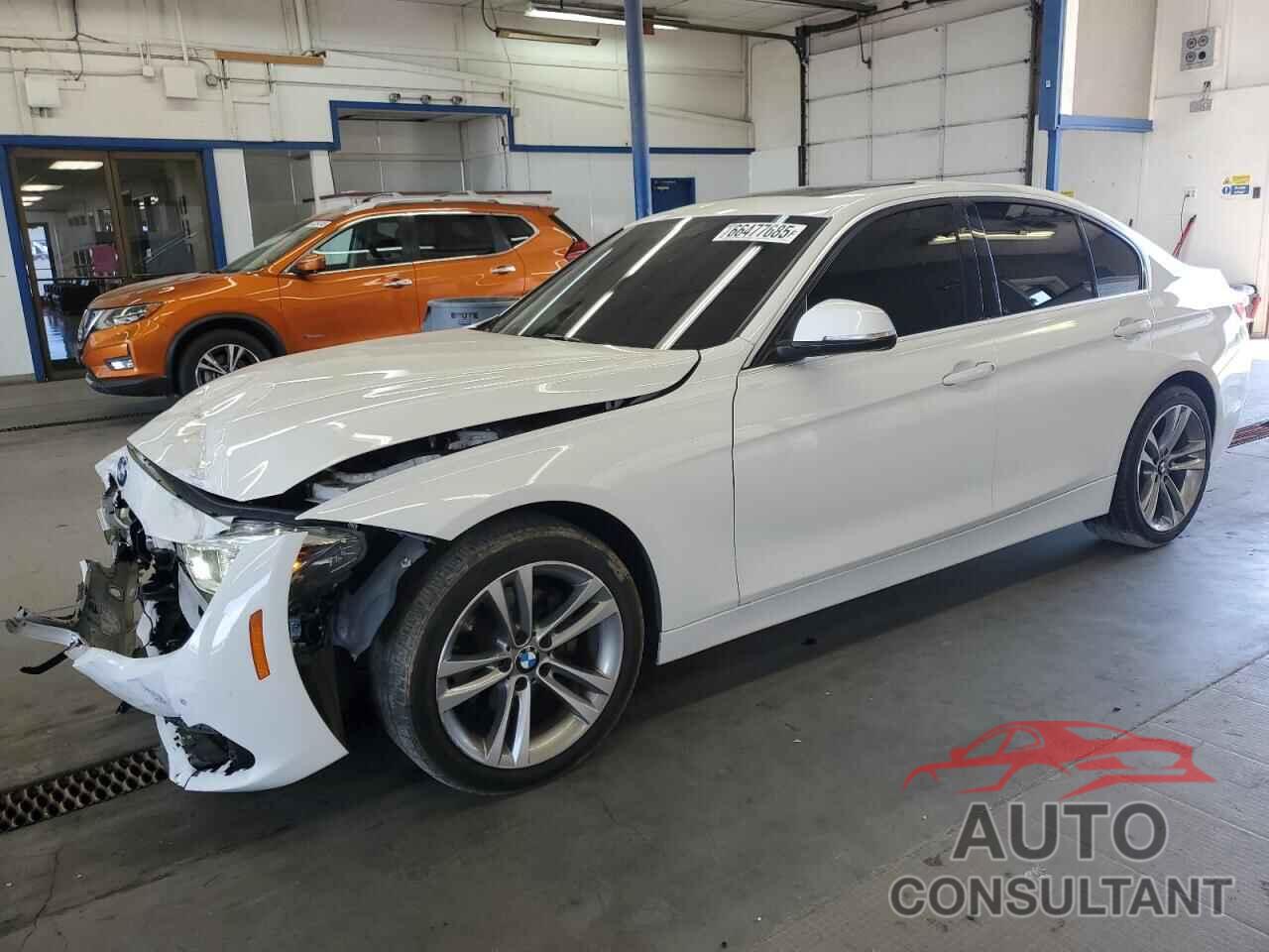 BMW 3 SERIES 2017 - WBA8B9G34HNU55317