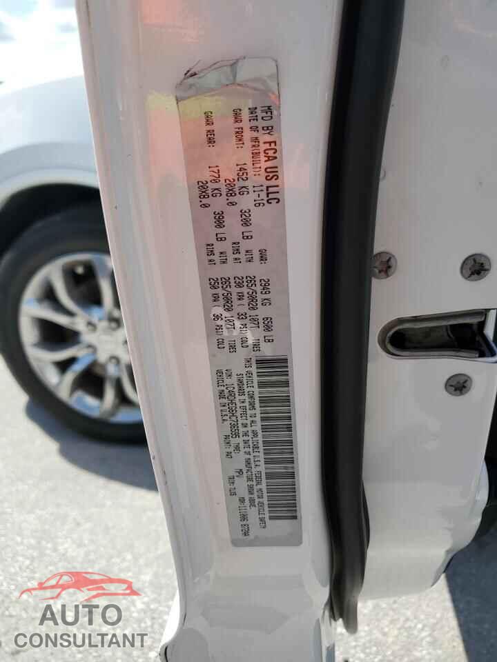 DODGE DURANGO 2017 - 1C4RDHEG6HC736595