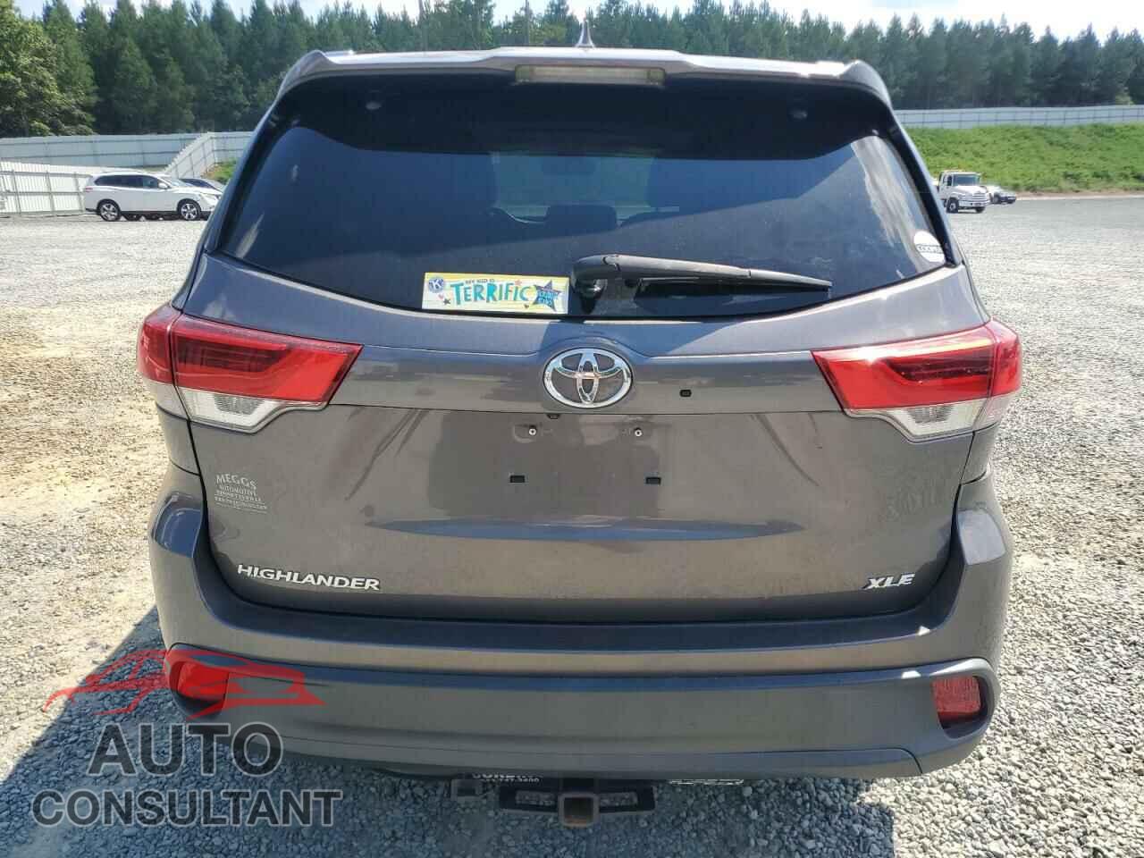 TOYOTA HIGHLANDER 2017 - 5TDKZRFH2HS192031