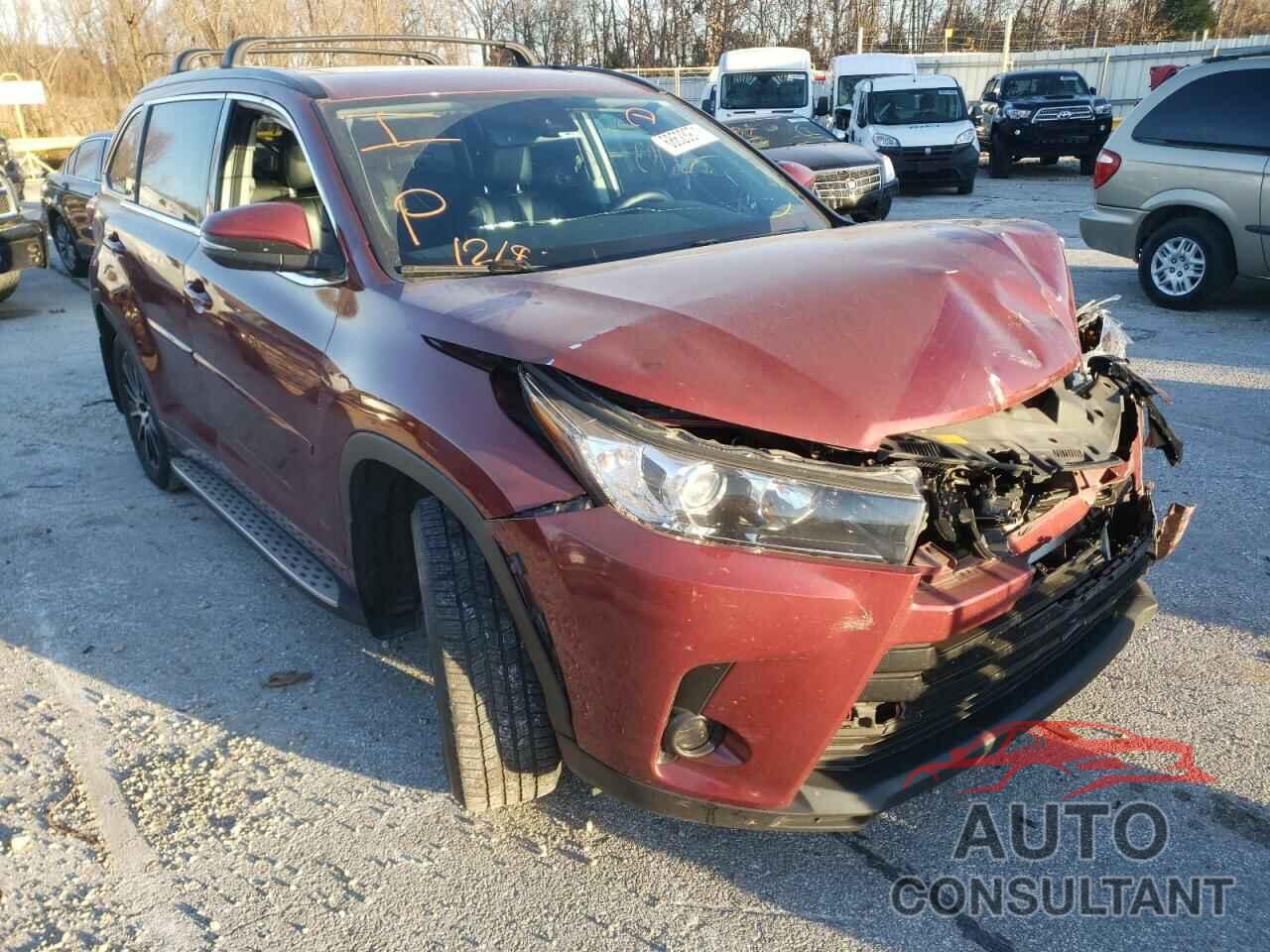 TOYOTA HIGHLANDER 2017 - 5TDJZRFH8HS447440