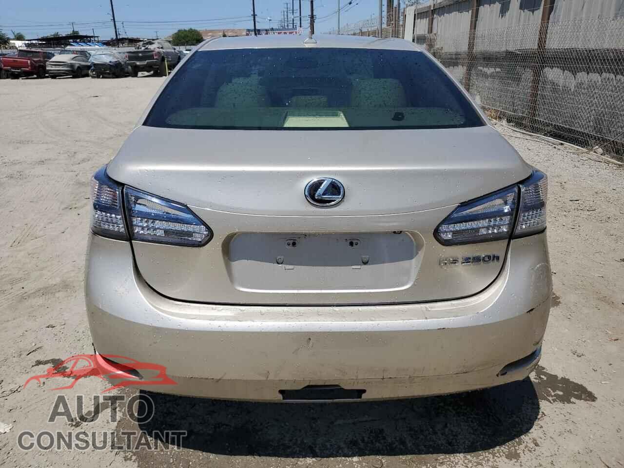 LEXUS HS 2012 - JTHBB1BAXC2048773