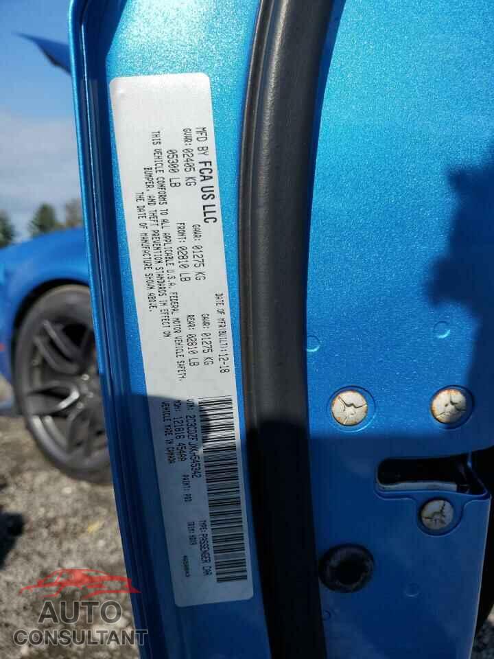 DODGE CHALLENGER 2019 - 2C3CDZFJXKH545342