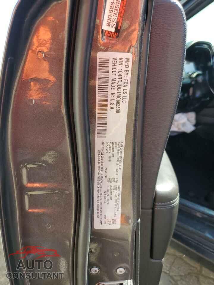 DODGE DURANGO 2021 - 1C4RDJDG1MC662800