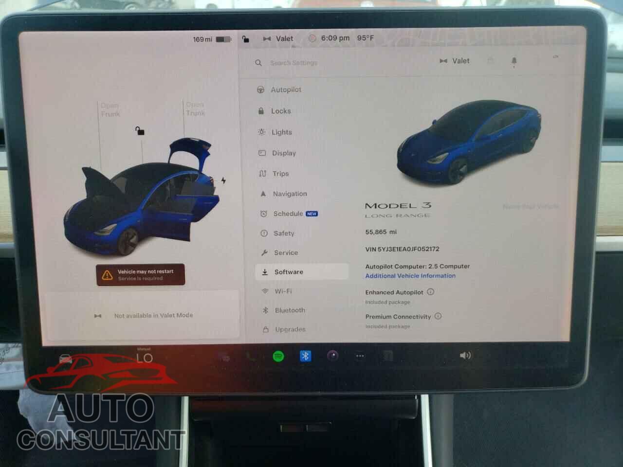 TESLA MODEL 3 2018 - 5YJ3E1EA0JF052172