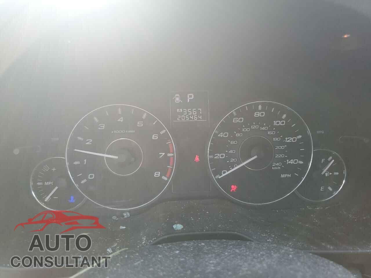 SUBARU OUTBACK 2012 - 4S4BRBCC6C3290498
