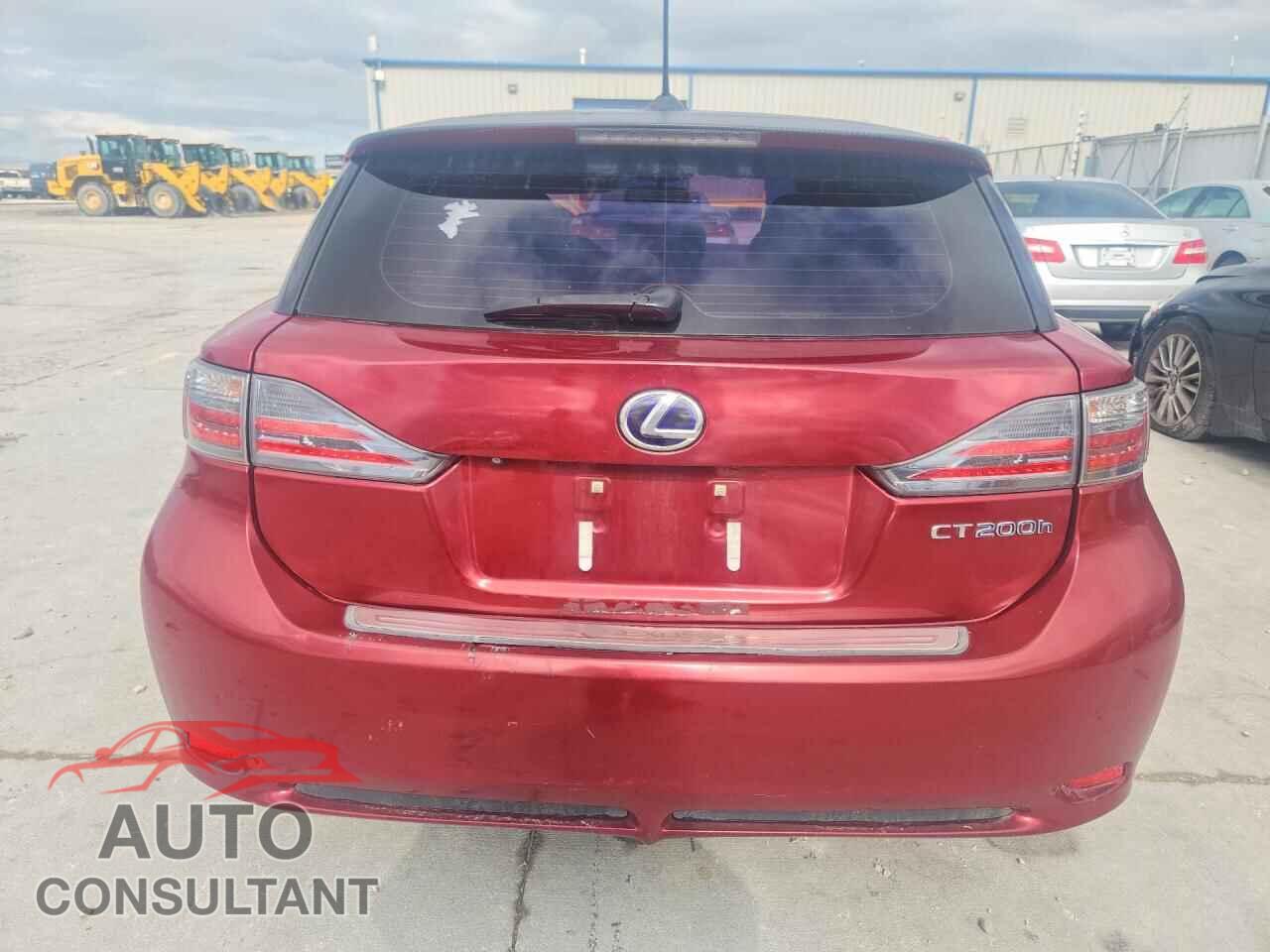 LEXUS CT 200 2012 - JTHKD5BHXC2100384
