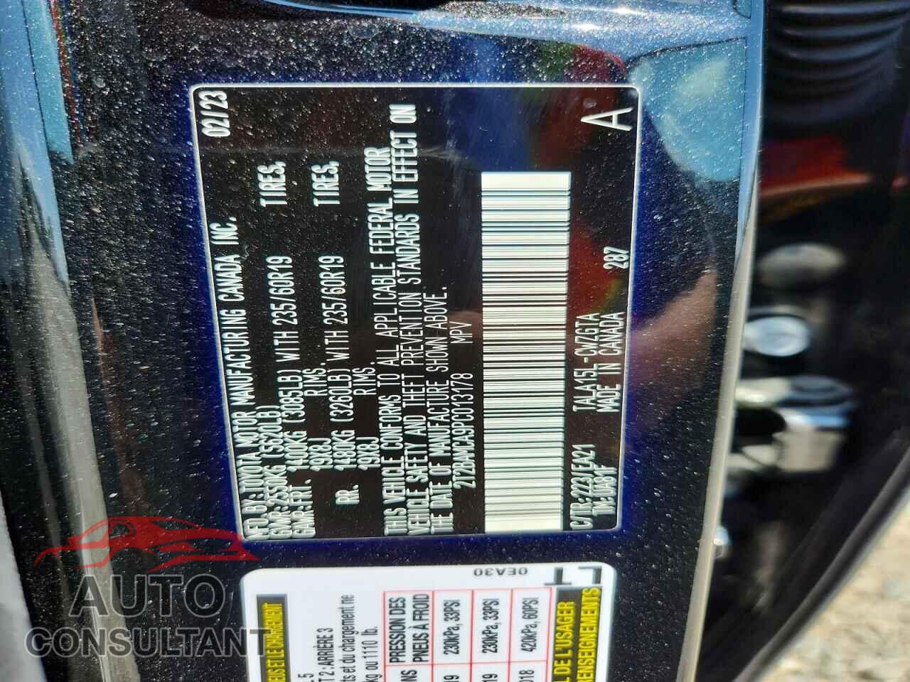 LEXUS RX350 2023 - 2T2BAMCA9PC013178
