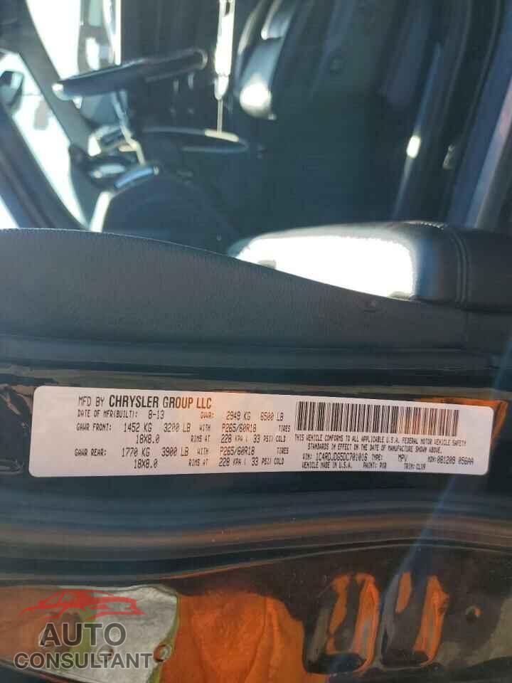 DODGE DURANGO 2013 - 1C4RDJDG5DC701016
