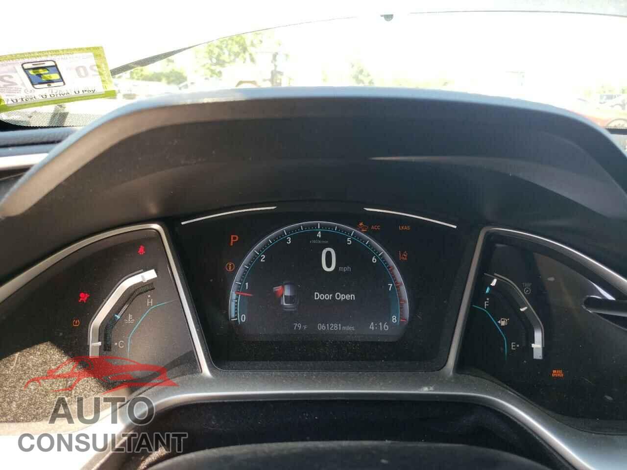 HONDA CIVIC 2019 - 2HGFC3B30KH352425