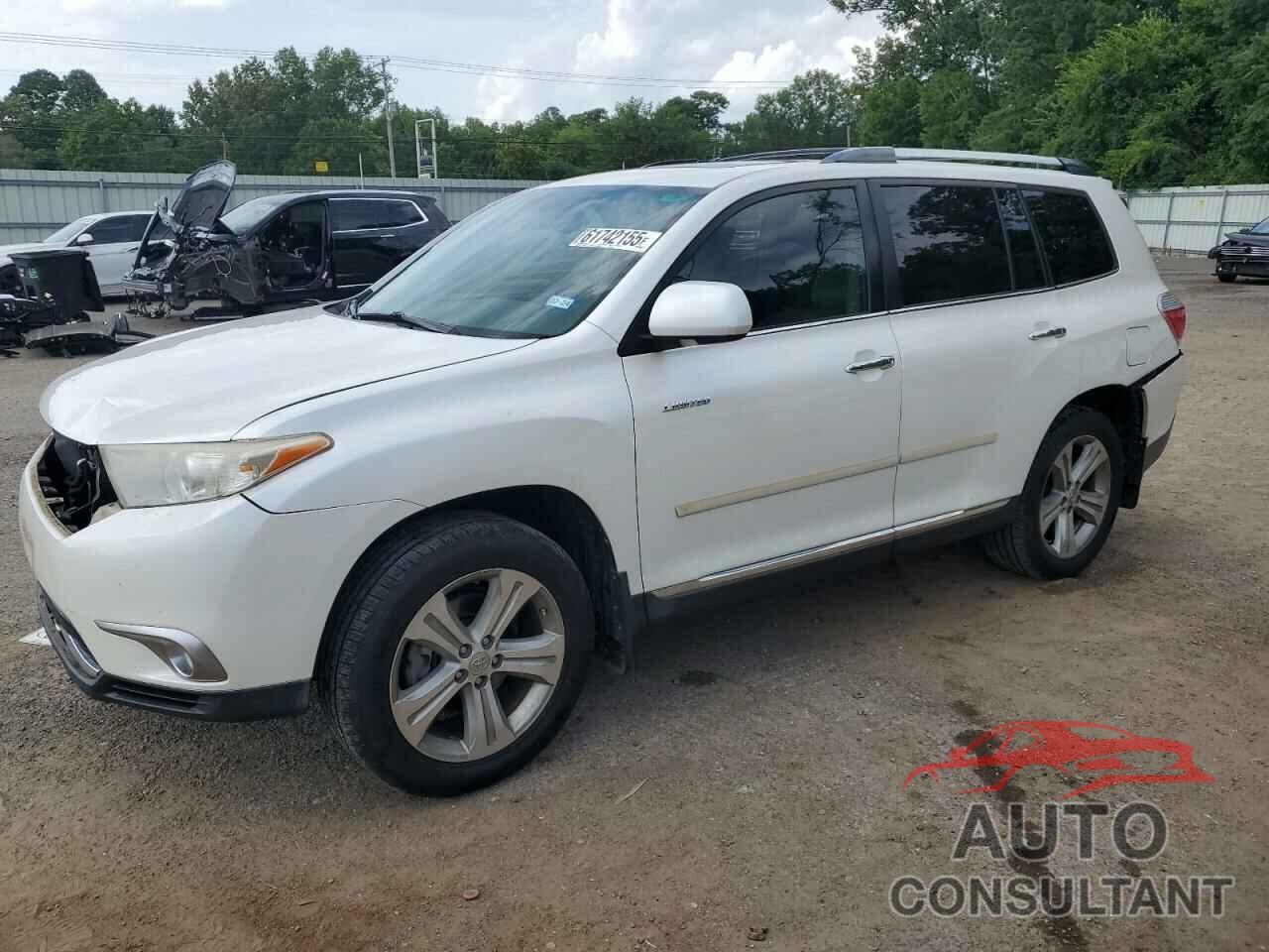 TOYOTA HIGHLANDER 2012 - 5TDYK3EH9CS056713