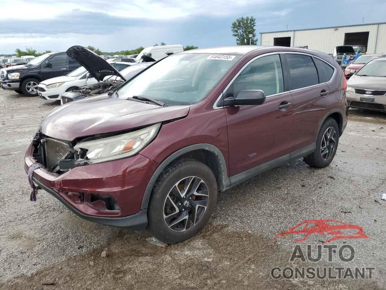 HONDA CRV 2016 - 5J6RM4H46GL071667