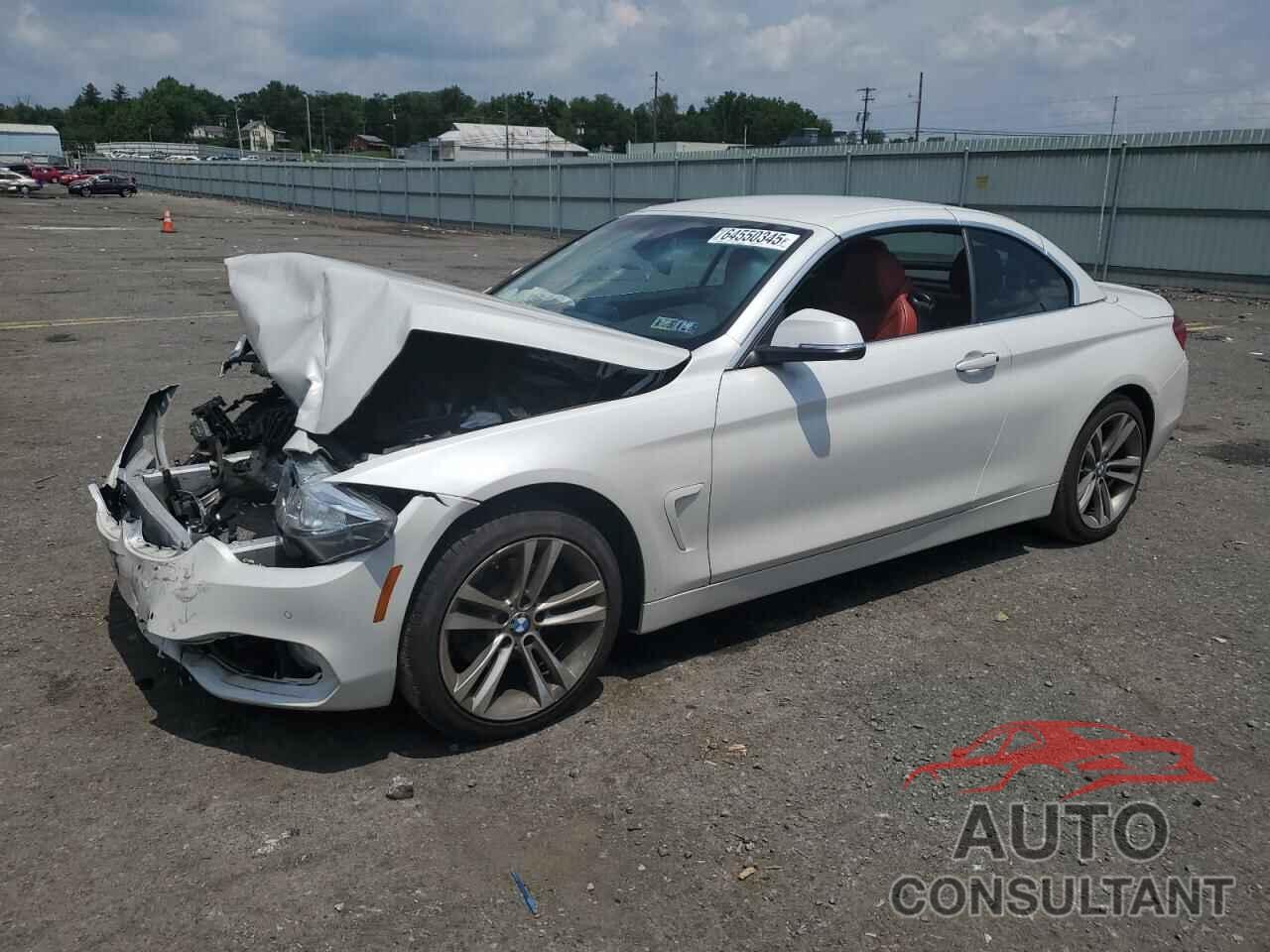 BMW 4 SERIES 2017 - WBA4U9C53H5D44289