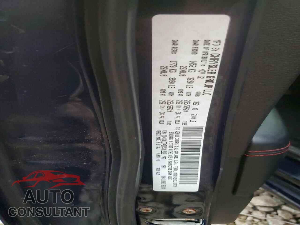 DODGE DURANGO 2013 - 1C4SDJCT4DC591219