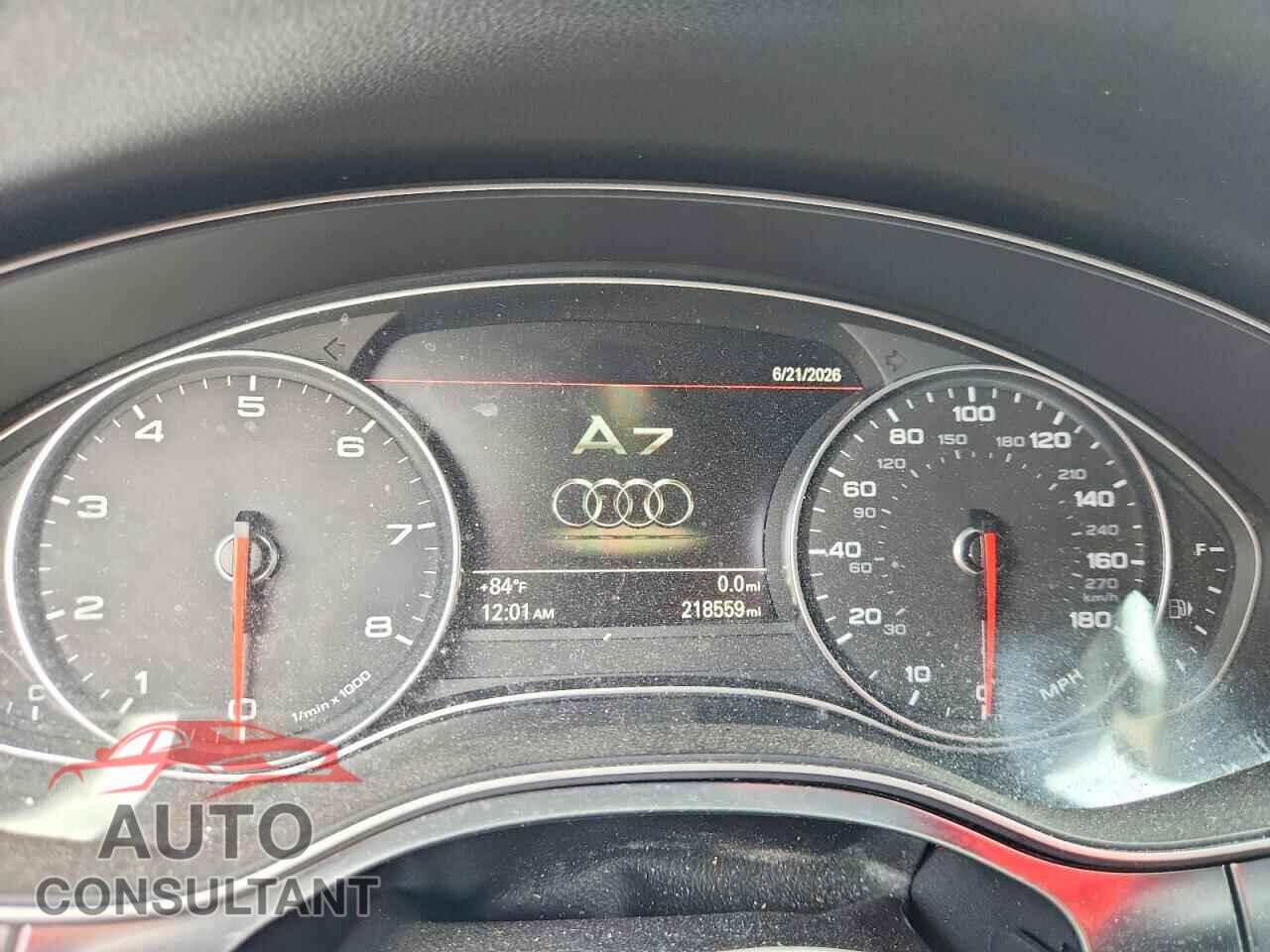 AUDI A7 2013 - WAUYGAFC2DN071583