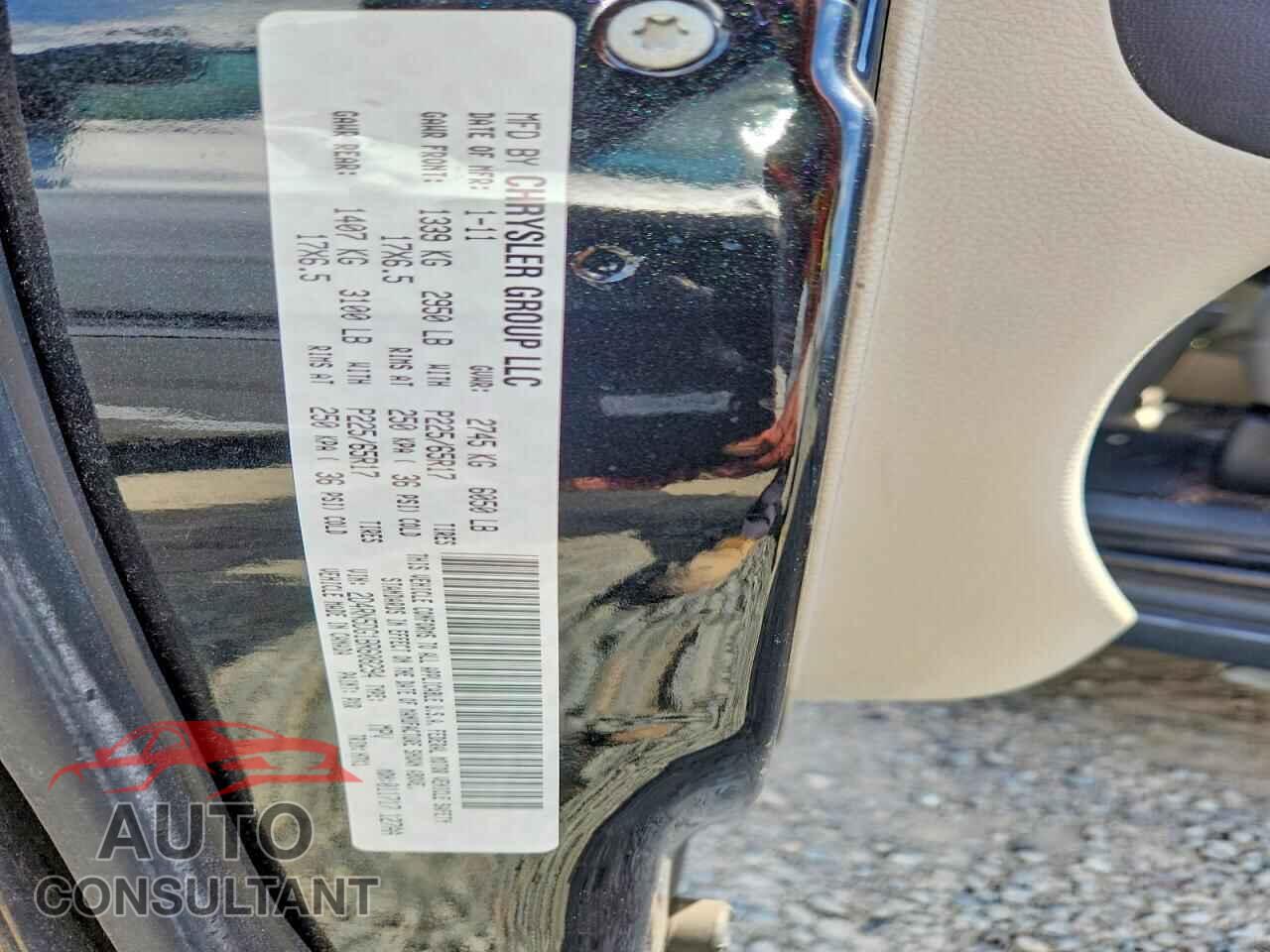 DODGE CARAVAN 2011 - 2D4RN5DG1BR608294