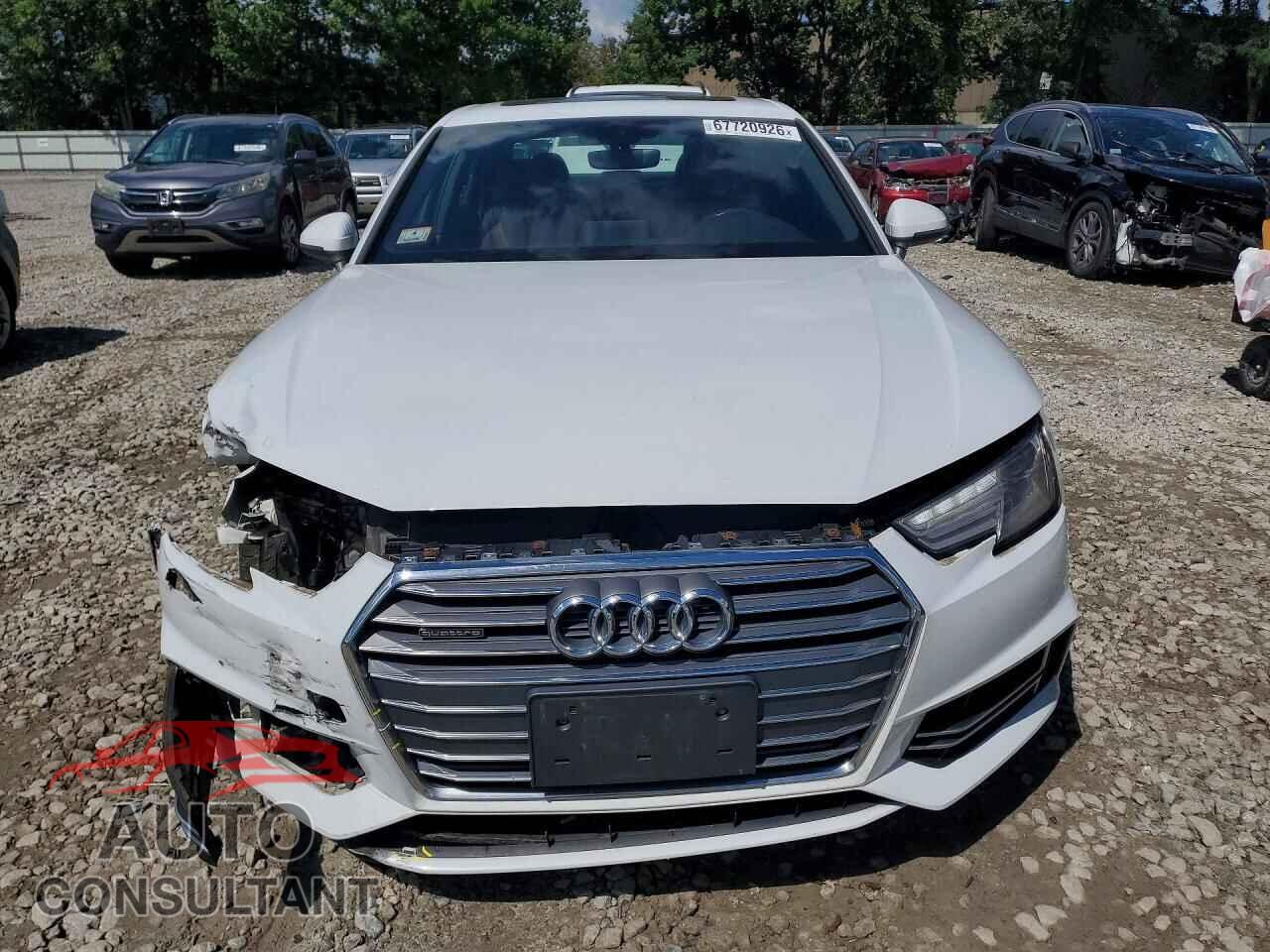 AUDI A4 2018 - WAUDNAF46JA046105