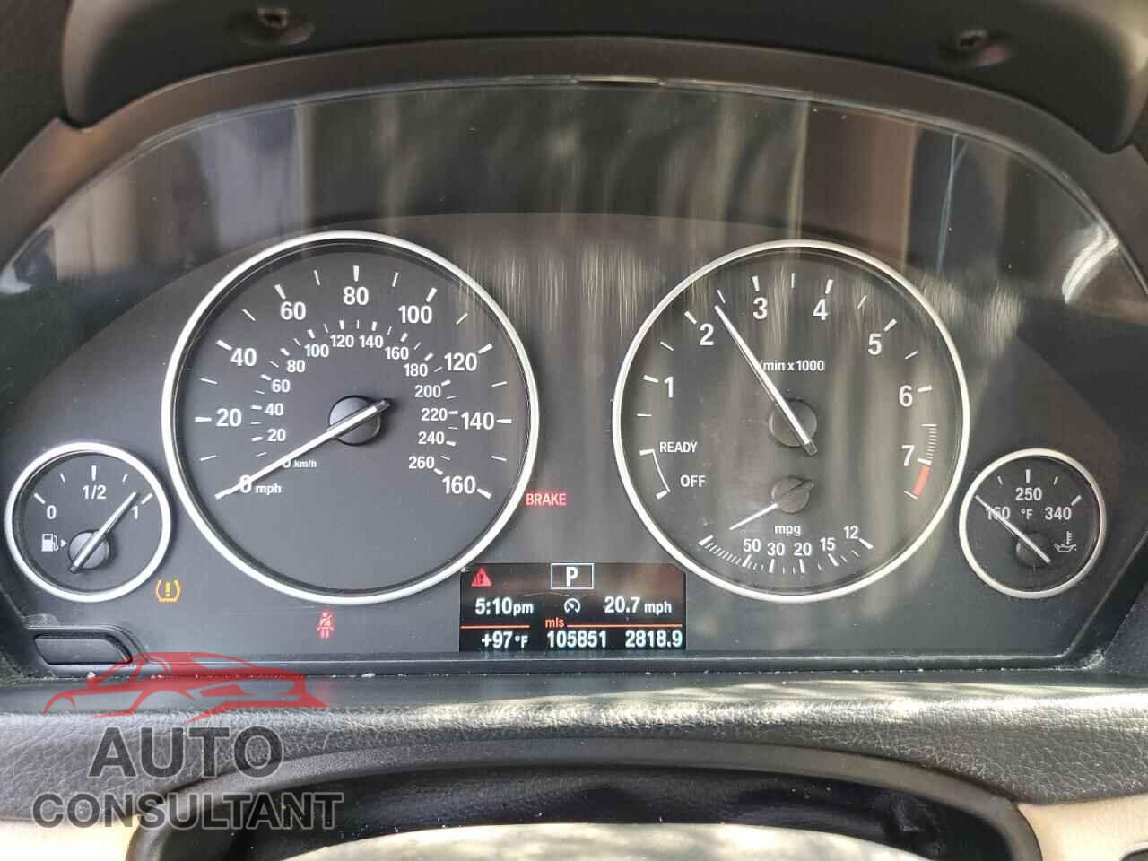 BMW 3 SERIES 2013 - WBA3B1C59DK130225