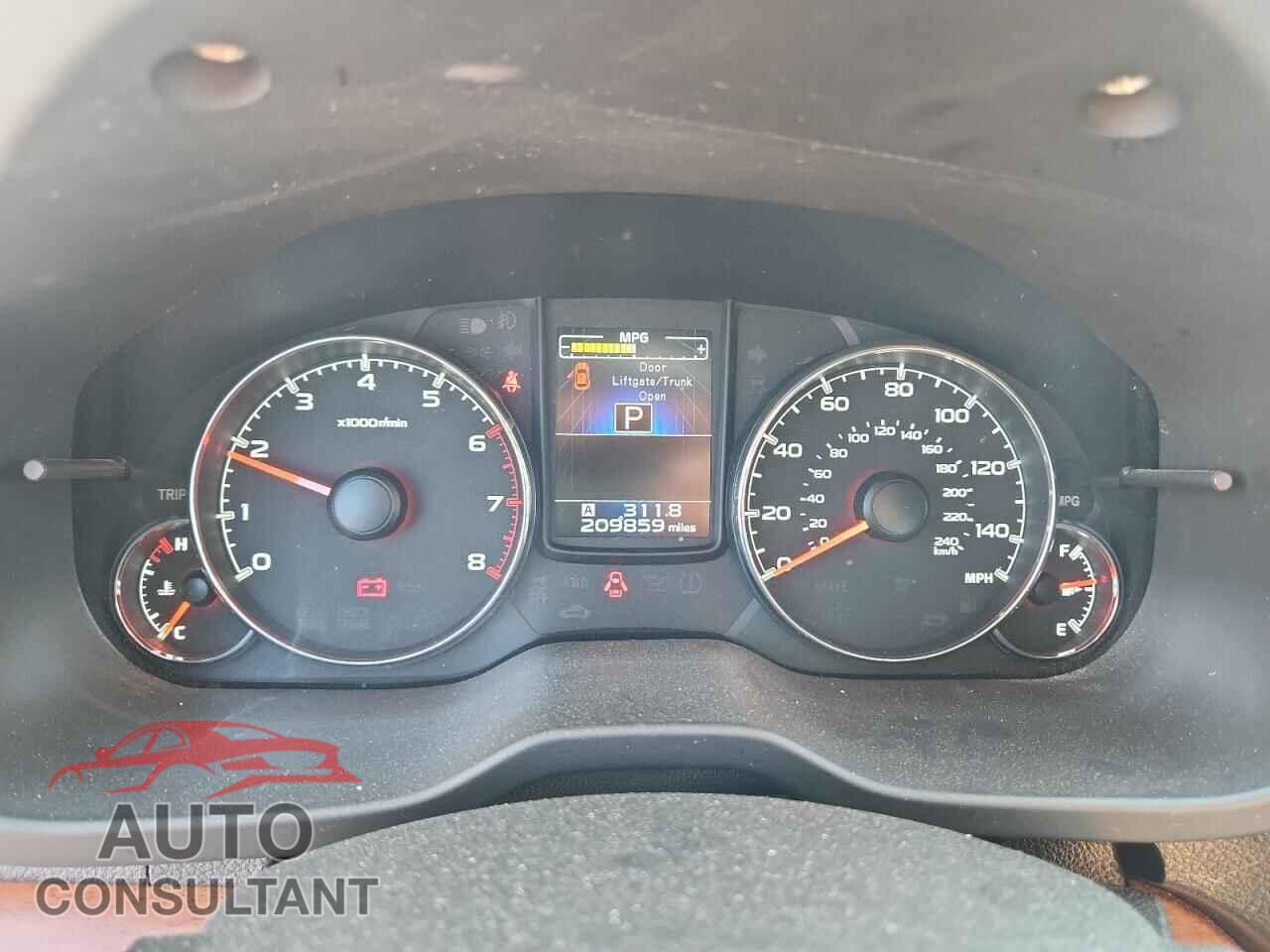 SUBARU OUTBACK 2013 - 4S4BRBKC8D3242438