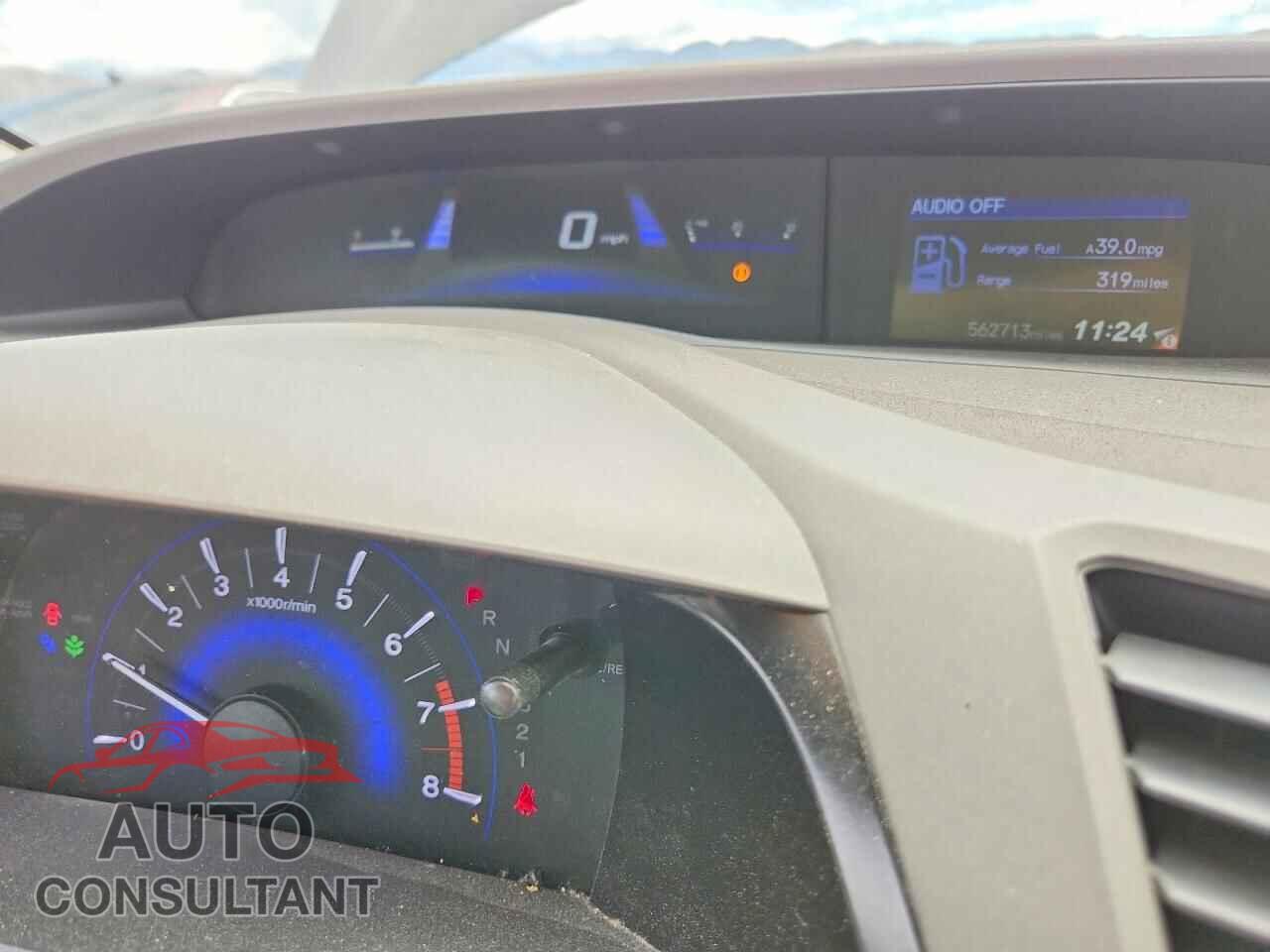 HONDA CIVIC 2012 - 2HGFB2F5XCH609813