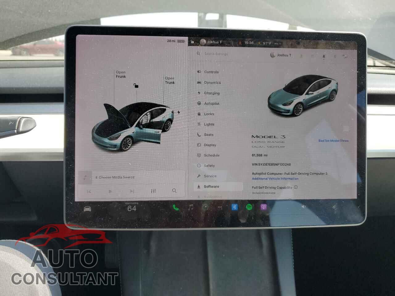 TESLA MODEL 3 2022 - 5YJ3E1EB5NF130248