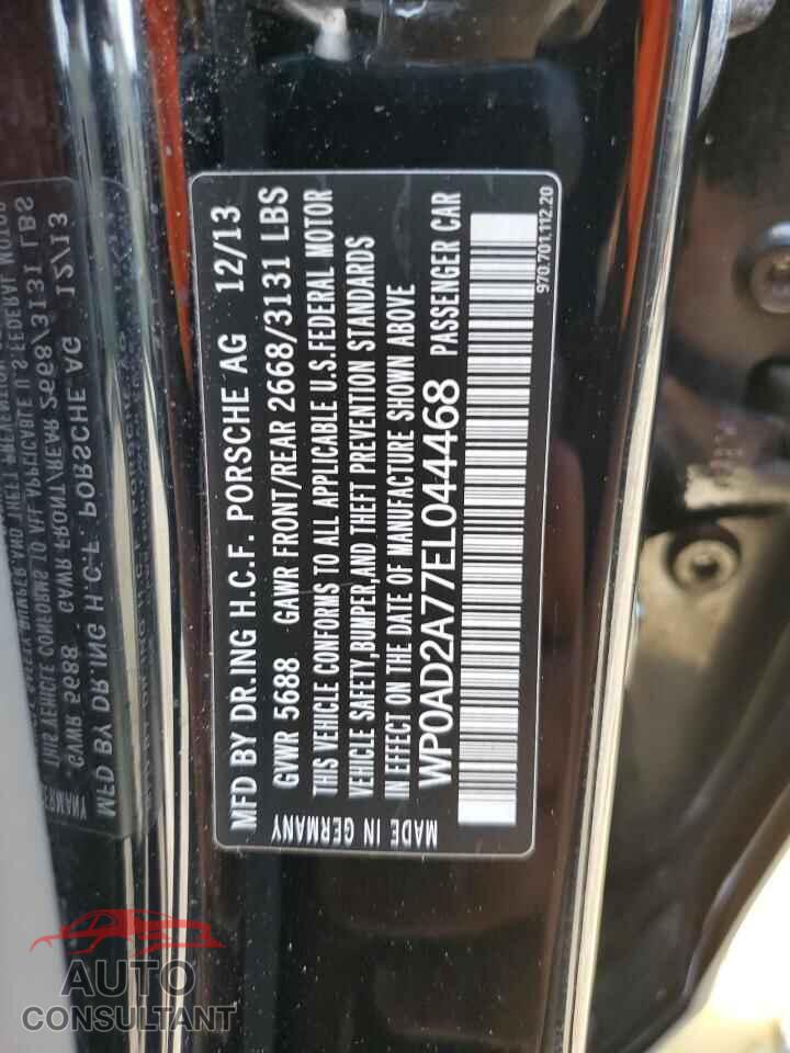 PORSCHE PANAMERA 2014 - WP0AD2A77EL044468