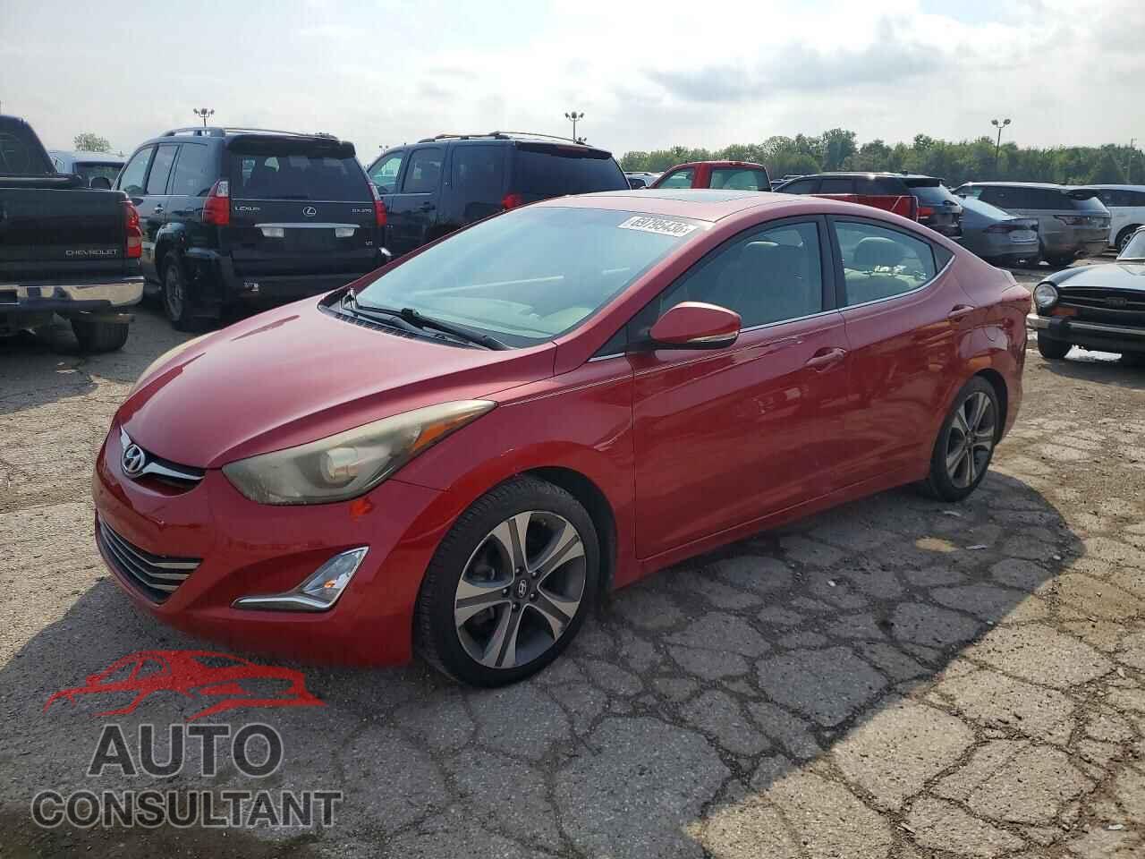 HYUNDAI ELANTRA 2014 - KMHDH4AHXEU110104