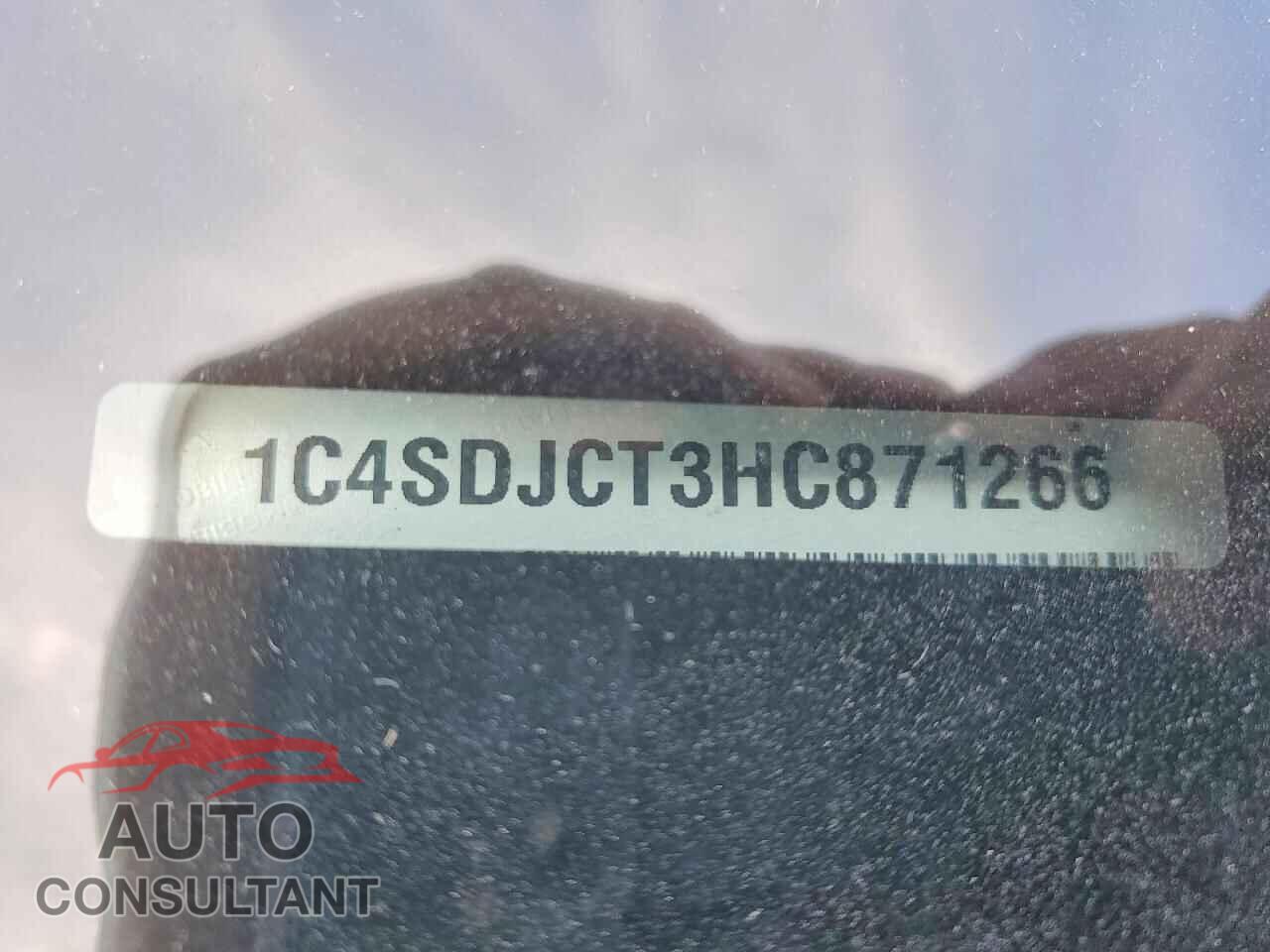 DODGE DURANGO 2017 - 1C4SDJCT3HC871266