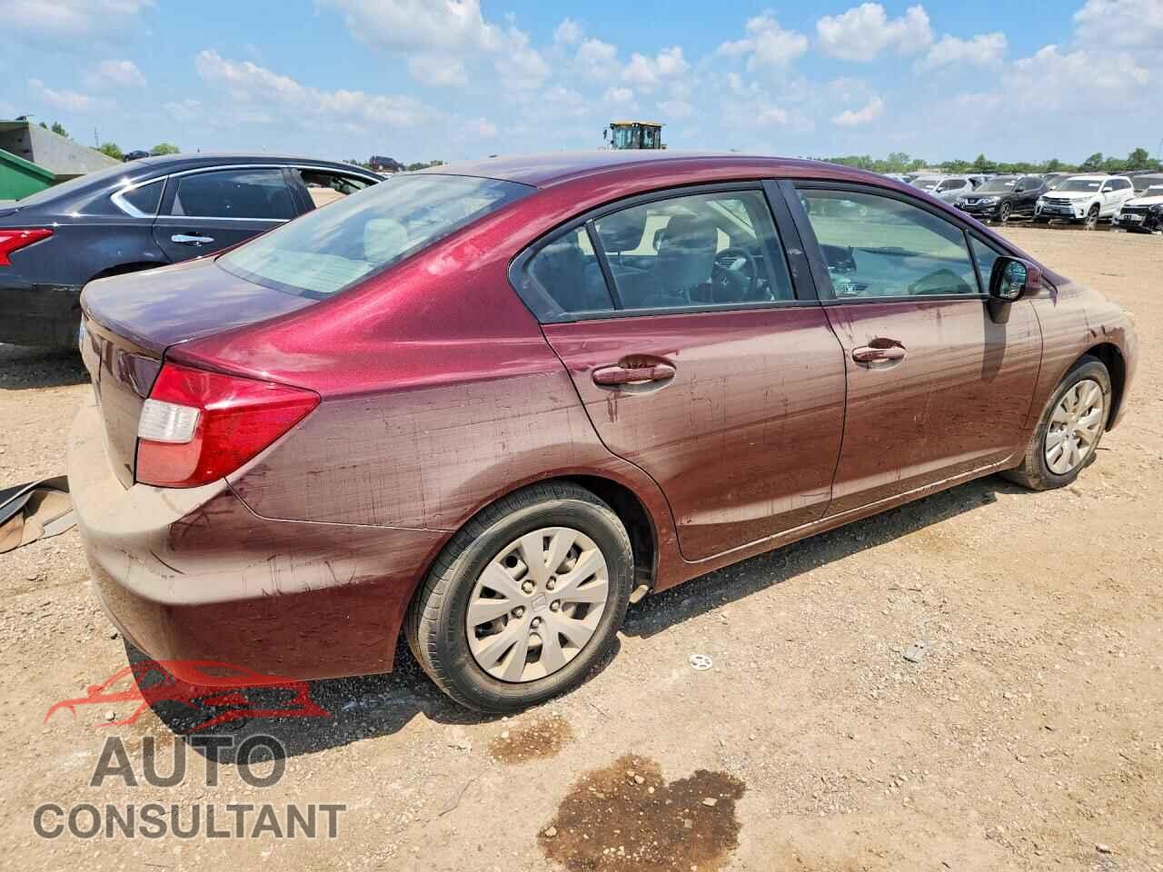 HONDA CIVIC 2012 - 19XFB2F55CE093340