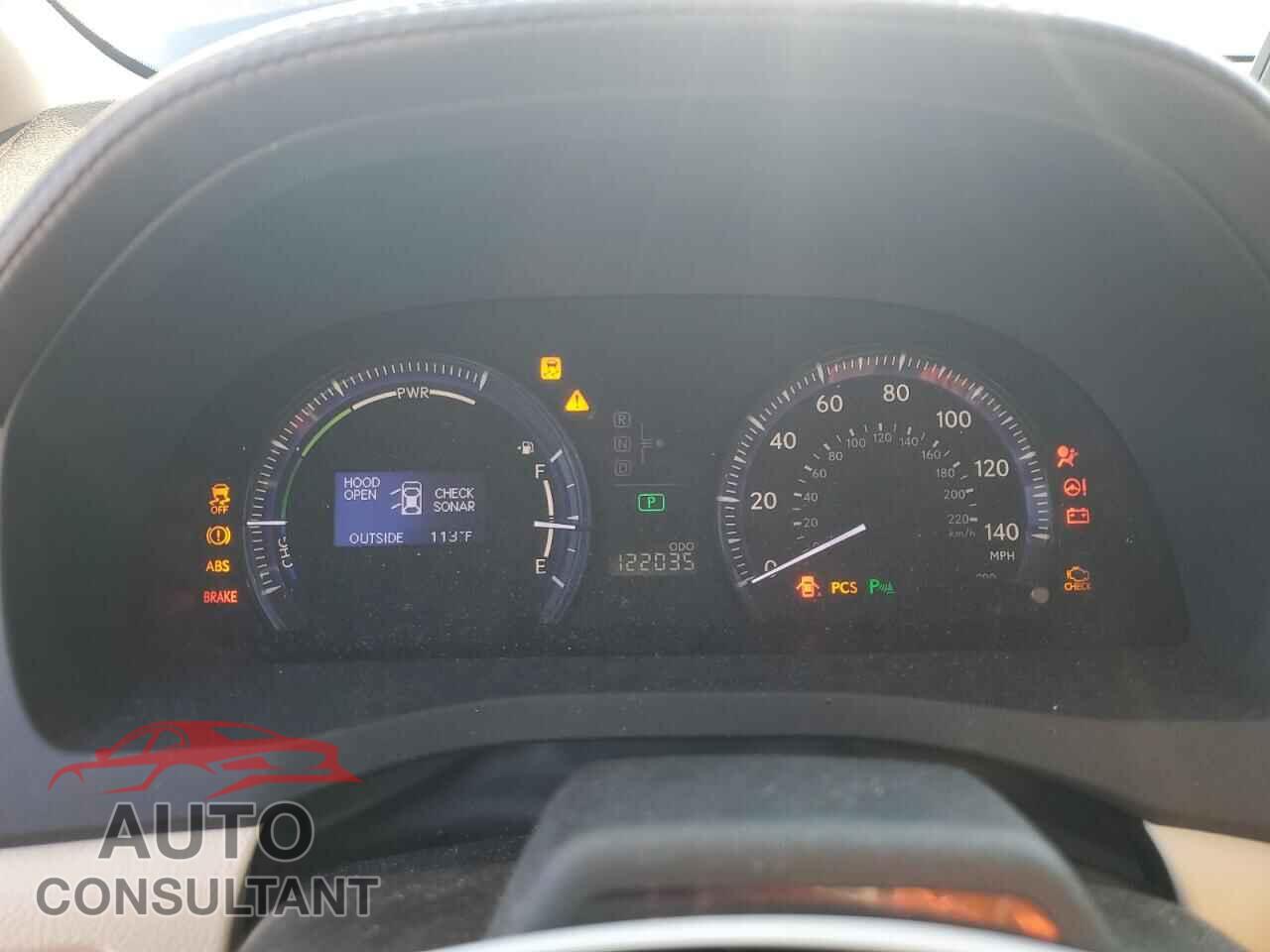 LEXUS HS 2010 - JTHBB1BA5A2001079