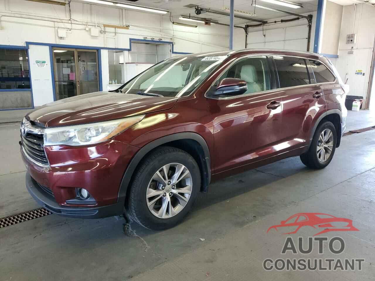 TOYOTA HIGHLANDER 2015 - 5TDJKRFH1FS086232