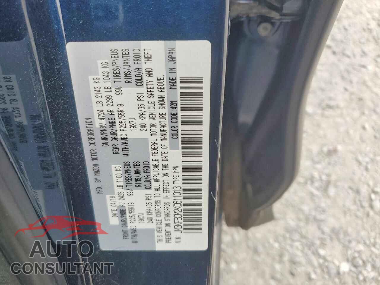 MAZDA CX-5 2019 - JM3KFBDM2K0611013