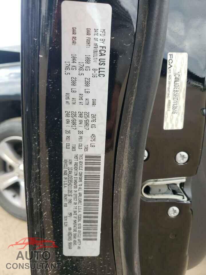 JEEP COMPASS 2017 - 1C4NJDEB5HD113516