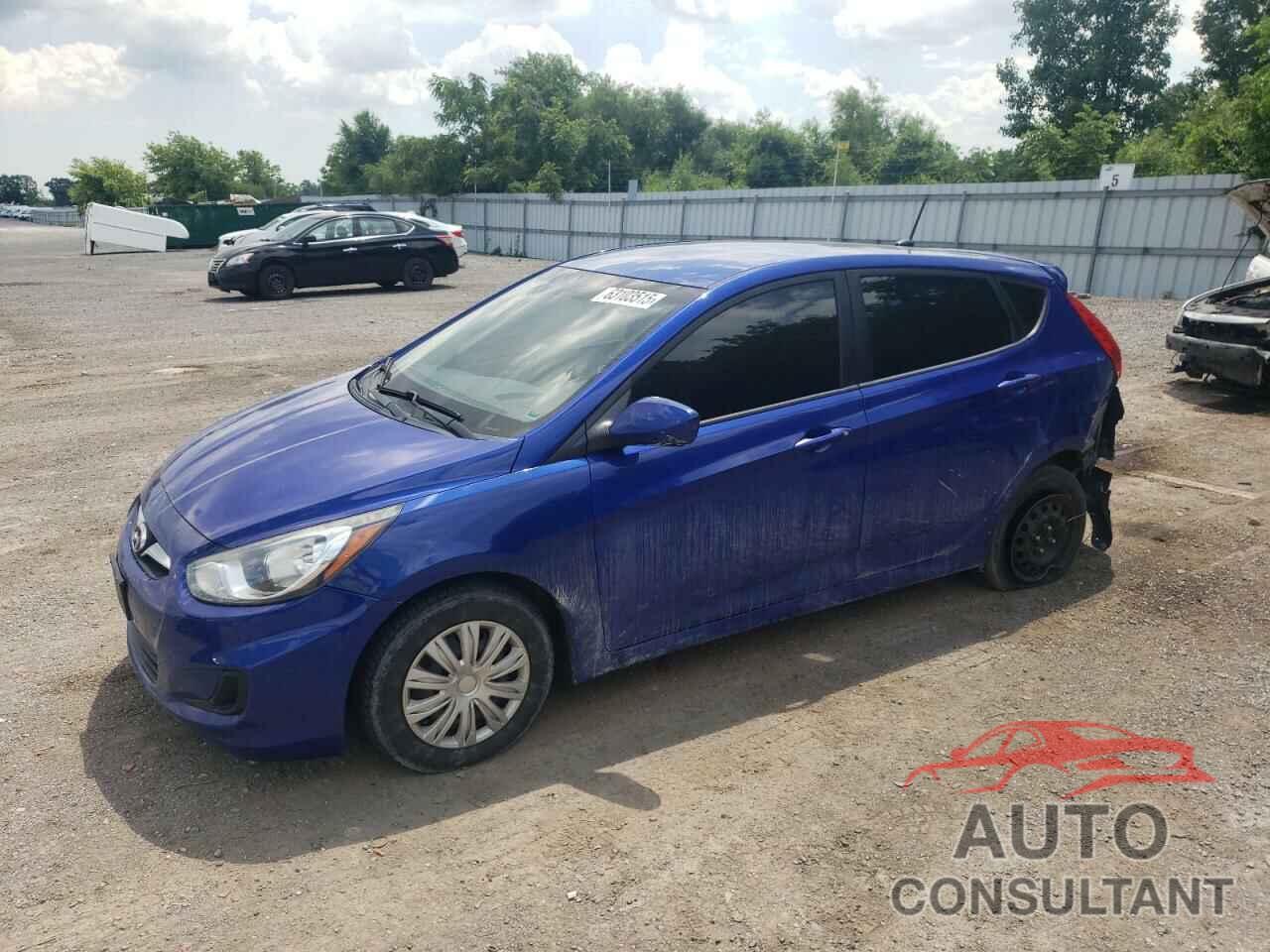 HYUNDAI ACCENT 2012 - KMHCT5AEXCU038792