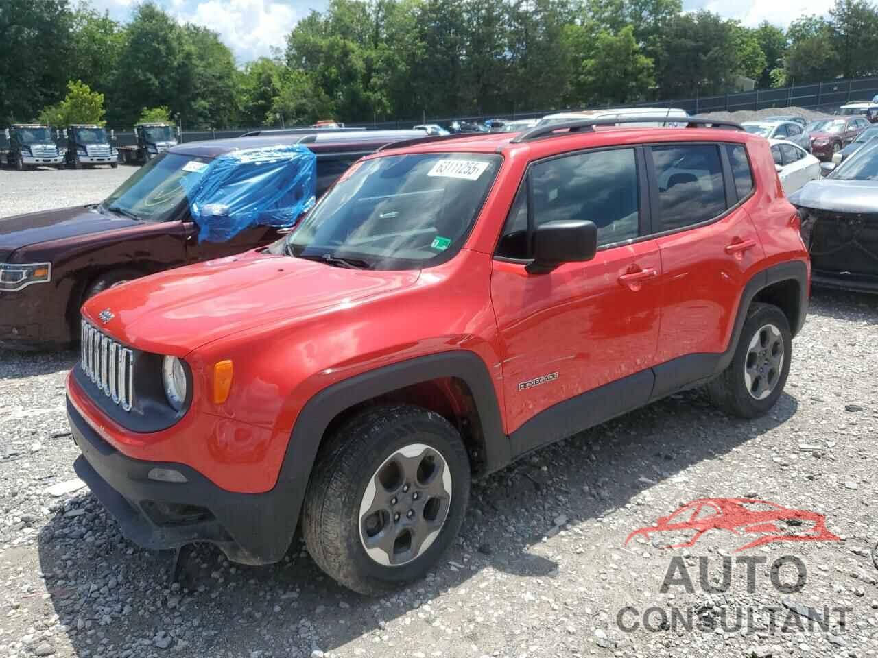 JEEP RENEGADE 2016 - ZACCJBAT2GPE27909