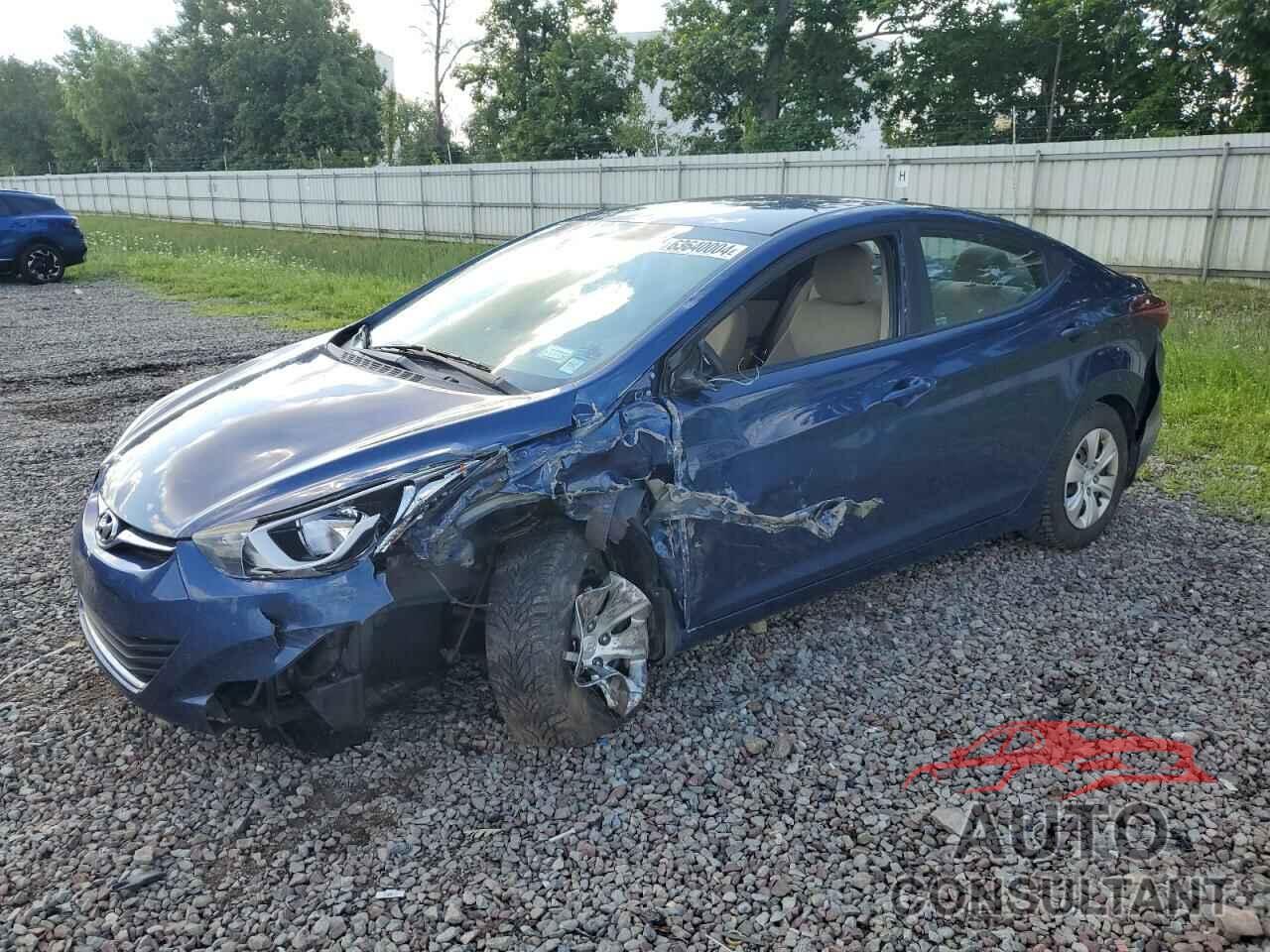 HYUNDAI ELANTRA 2016 - 5NPDH4AE4GH795353