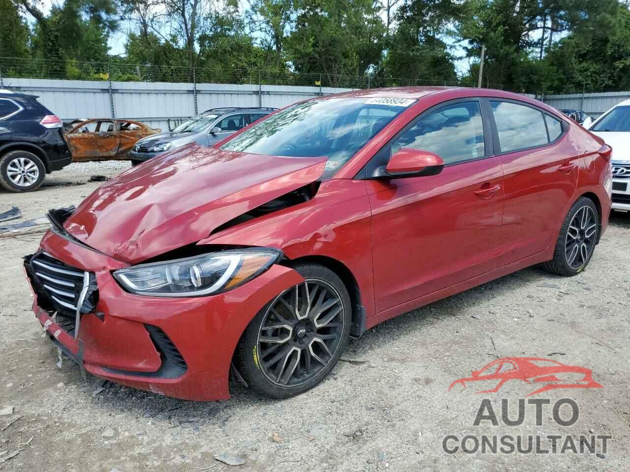 HYUNDAI ELANTRA 2018 - 5NPD84LF1JH236615