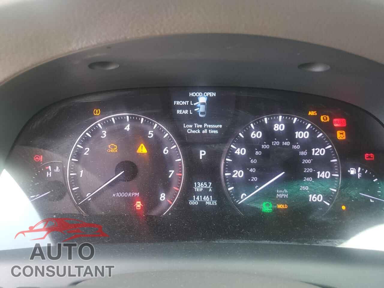 LEXUS LS460 2011 - JTHCL5EF5B5010946