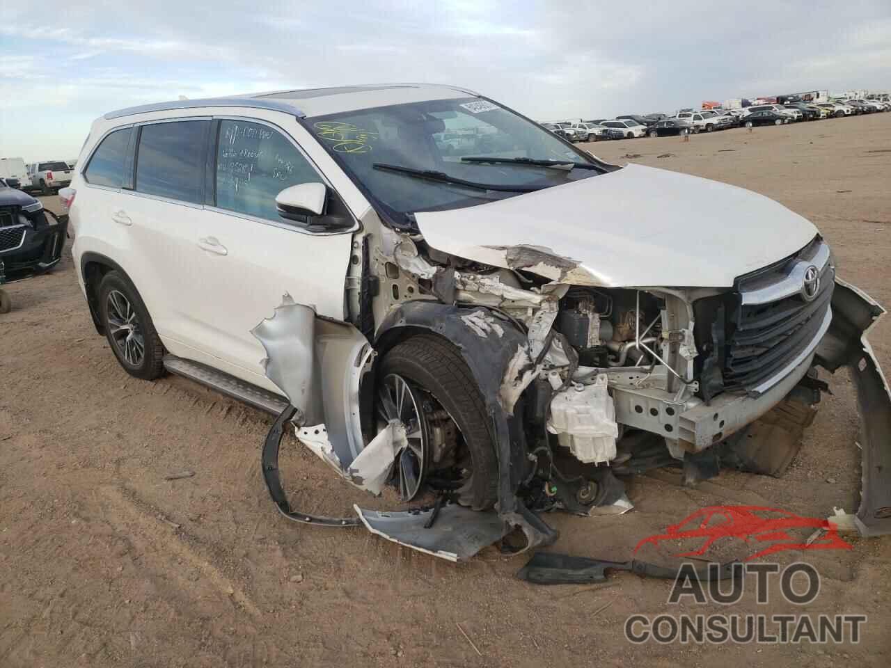 TOYOTA HIGHLANDER 2016 - 5TDJKRFH7GS246809