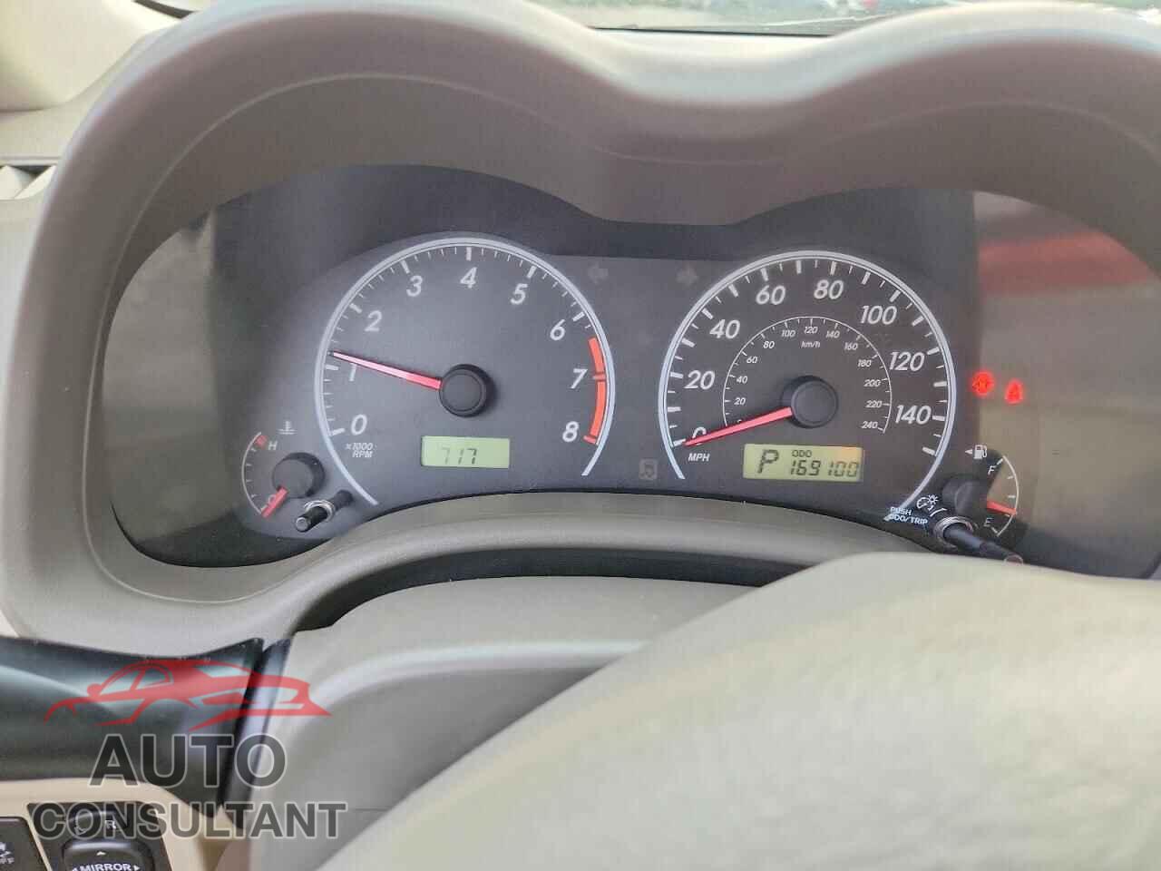 TOYOTA COROLLA 2009 - 2T1BU40E59C060696
