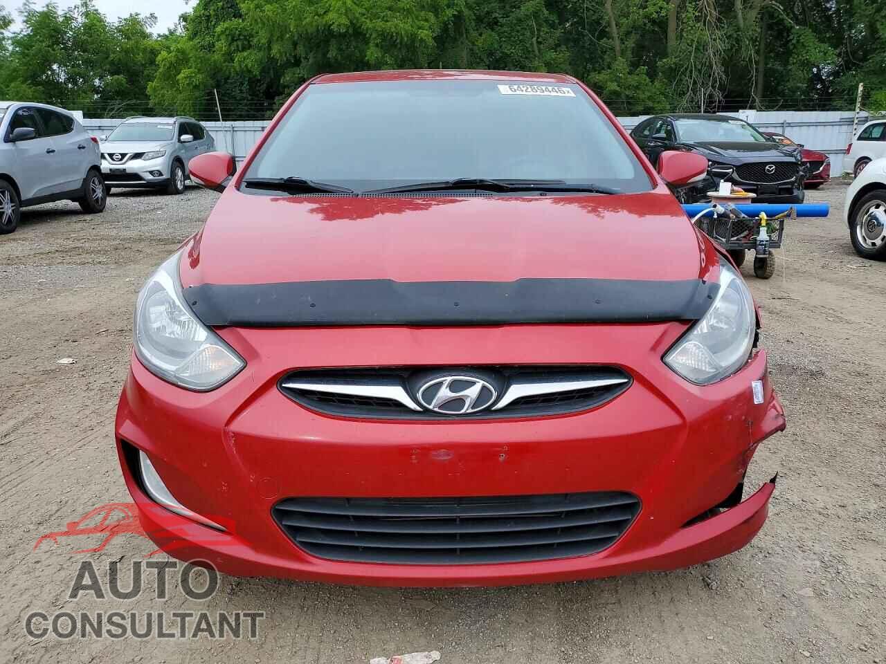HYUNDAI ACCENT 2013 - KMHCU5AE9DU105235