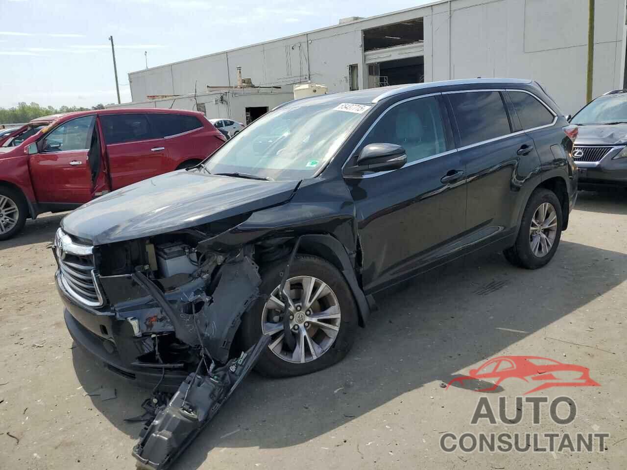 TOYOTA HIGHLANDER 2015 - 5TDJKRFH4FS117165